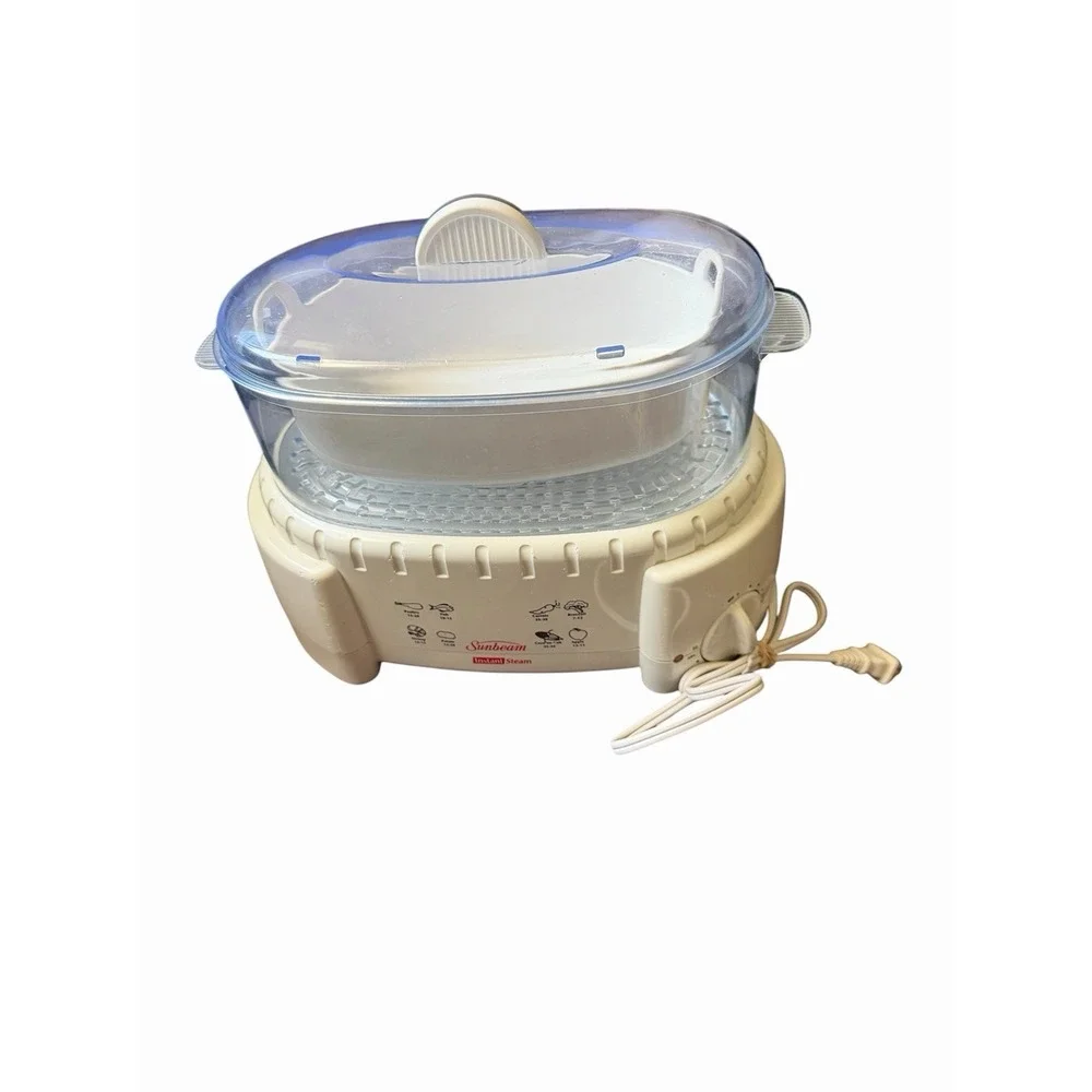 Sunbeam Instant Steam Electric Steamer Model 4710 Food Veggie Rice Cooker